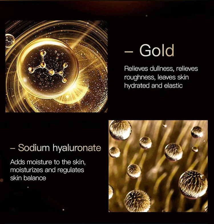 24K Mask Moisturizing Hydration Gold Hyaluronic Acid Bio Collagen Mask