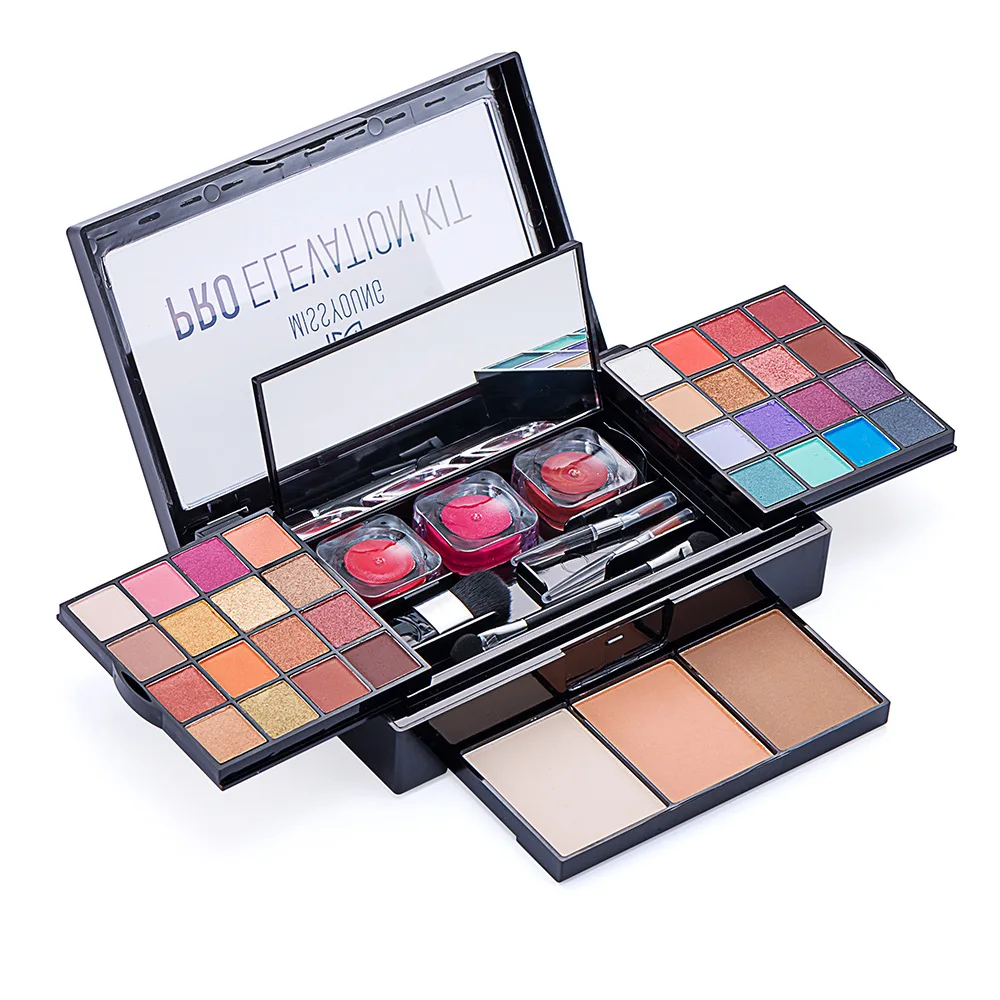 Wholesale 38 Colors Professional Paletas De Maquillaje Organic Ladies Cosmetic All In One Makeup Gift Set Box