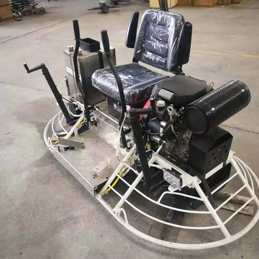 road machinery concrete finishing machine floor concrete construction ride on concrete power trowel