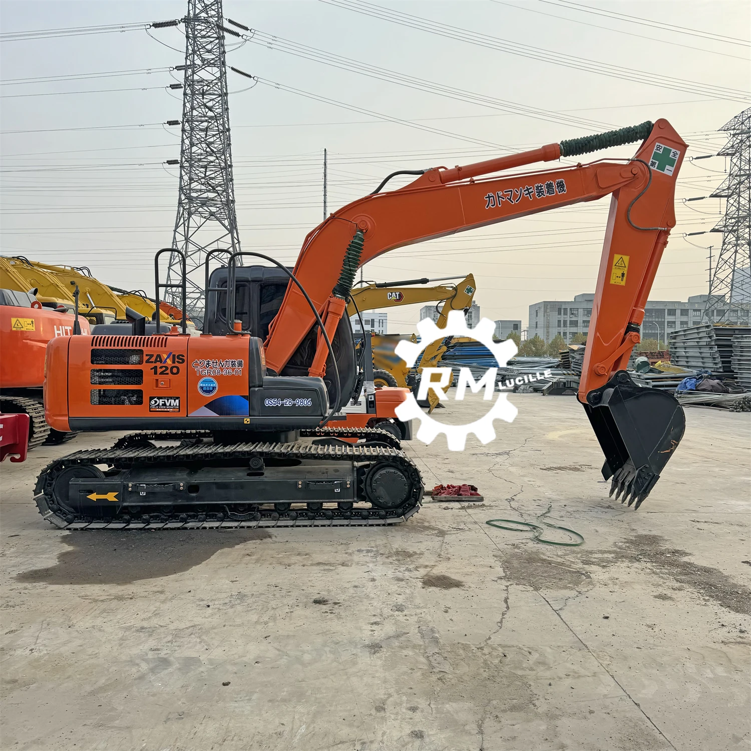 Мощное оборудование б/у гусеничный экскаватор Hitachi ZX120 тяжелая техника из Кореи ZX70 ZX60 в хорошем состоянии распродажа