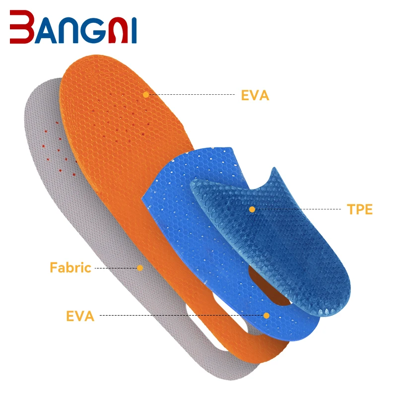 Best Sole Walking on Concrete Floors Work Boot Workshop Insole Safety Shoes Insoles for Standing All Day