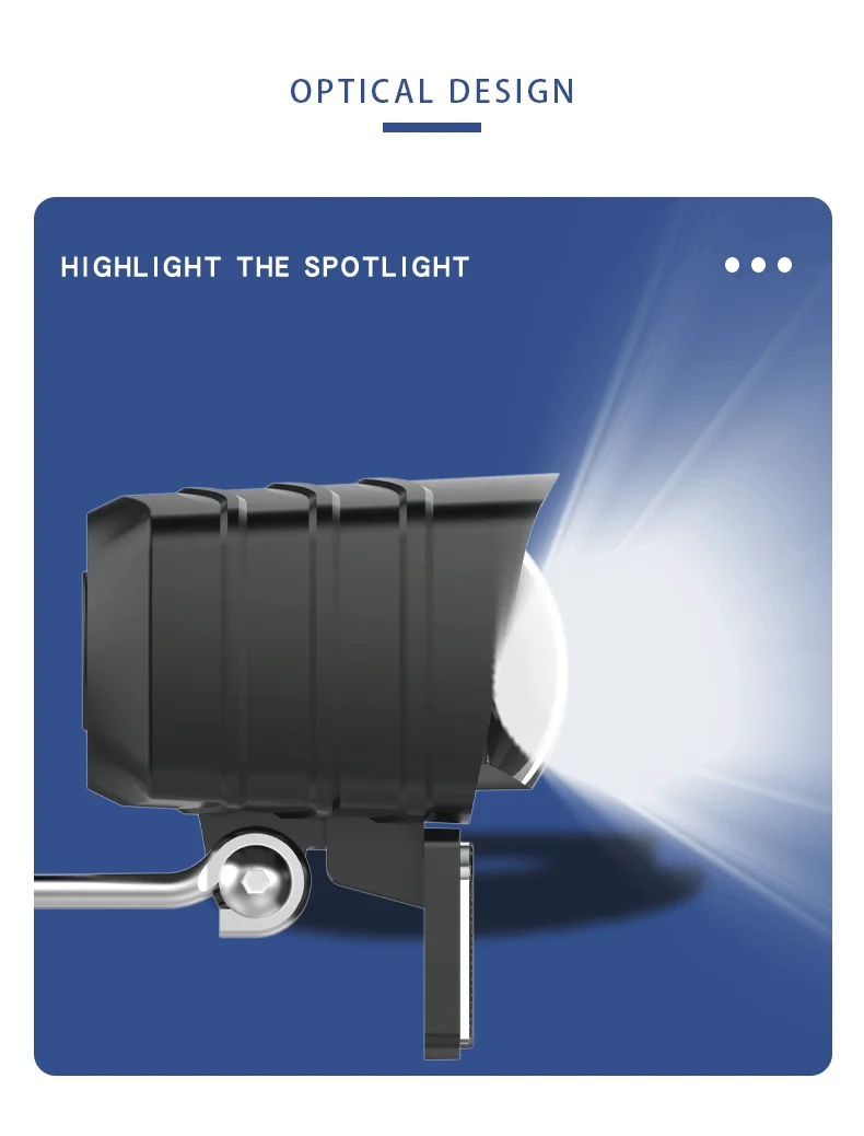 6V 12V 24V 36V 48V 60V Waterproof Bicycle Light for Bike Front Light Mountain Bike Headlight for Night Riding