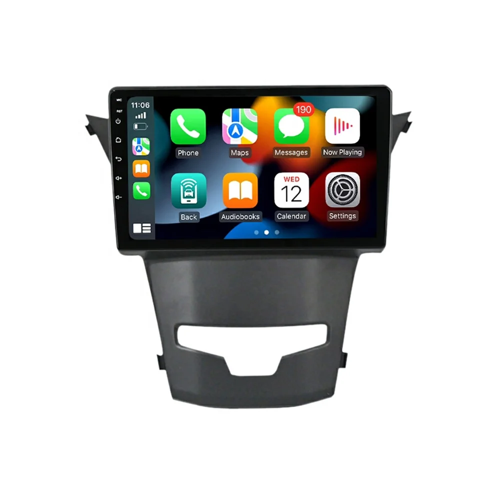 RUISO Car Radio Android Car Player For SsangYong Korando Actyon 2013 Car GPS auto carplay Multimedia audio all in one stereo