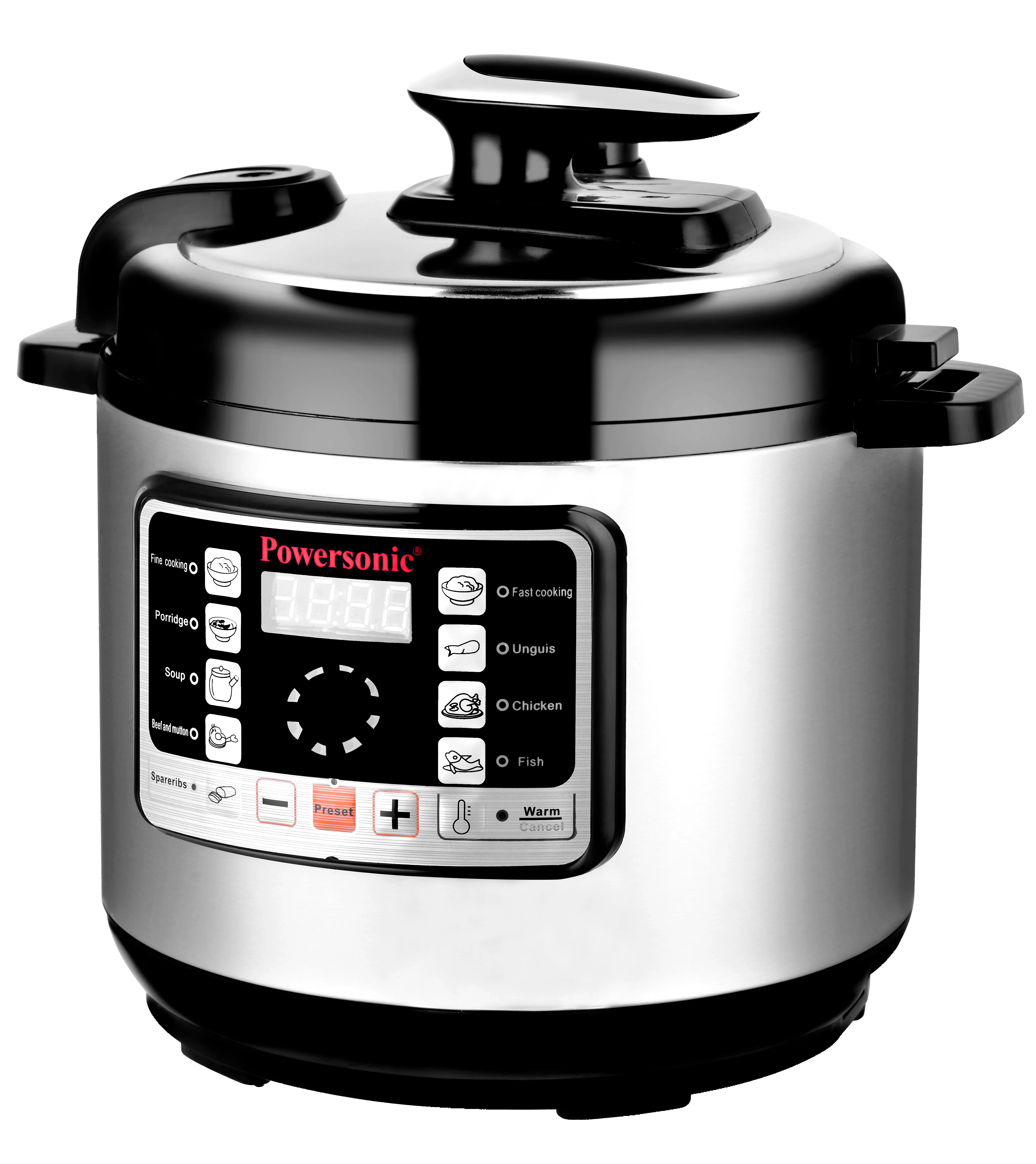 Factory Supply Household 6L Intelligent Stainless Steel Multicooker Electric Pressure Cooker