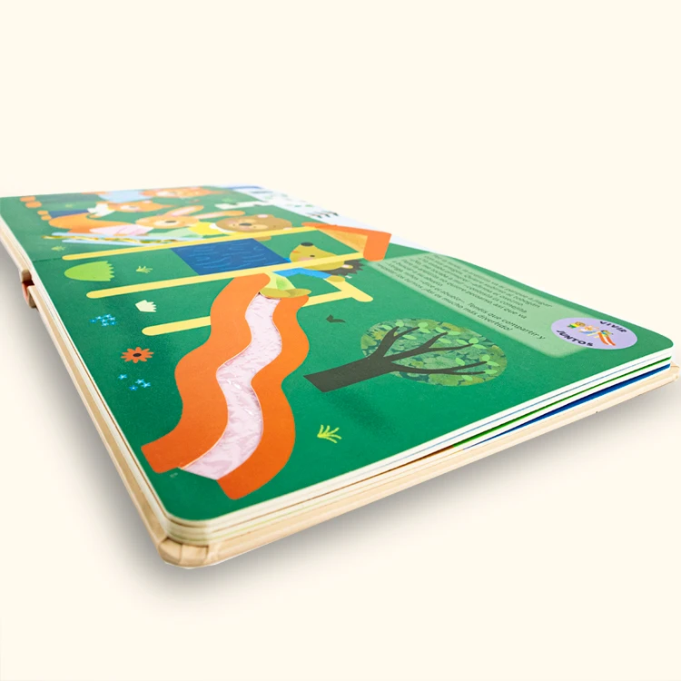 Wholesale picture Flap book printing english about Fox Family Life children story book