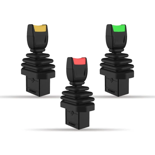 Reasonable Price JH22B Coloured handle Available redundant output 1-axis Fingertip Magnetic-type Joystick