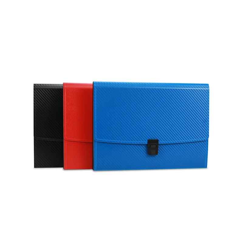 12-pocket accordion multi-layer file folder, color and waterproof A4 size file folder