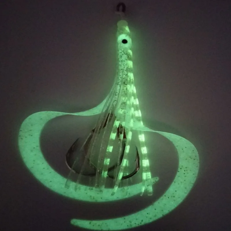 Wholesale  Silicon  Inchiku  Squid fishhooks  assit hook for fishing jig