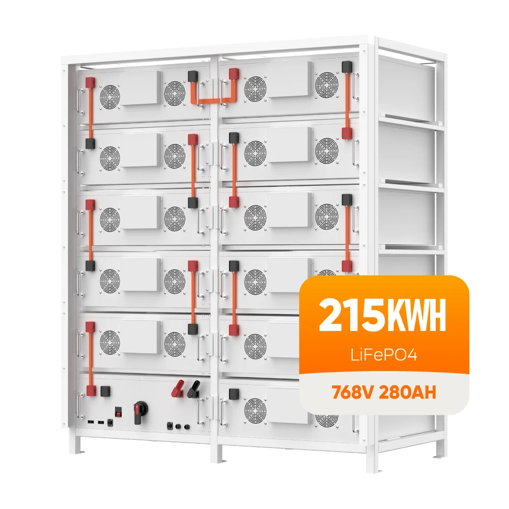 Sunark 280Ah Lifepo4 батареи Bess контейнер 768 В 215Kwh высоковольтный для хранения энергии аккумулятор с Bms