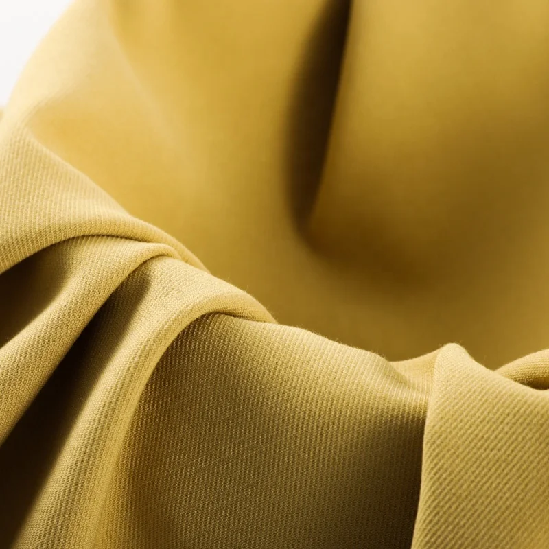 TR stretch 63% polyester 34% viscose 3% Spandex 2 sided twill thick plain colors fabric for Spring Autumn windcoat,suits,uniform