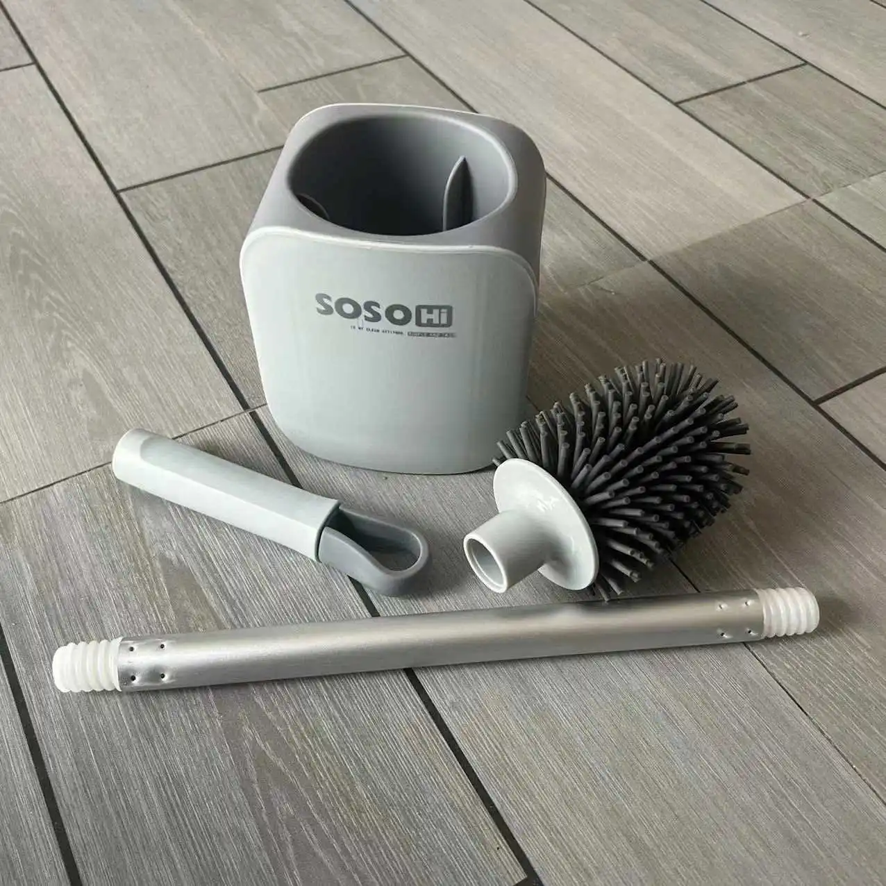 Made in China Bathroom Toilet Cleaning Brush Wall Mounted Hanging Toilet Brush and Holder Set Cute Toilet Brush