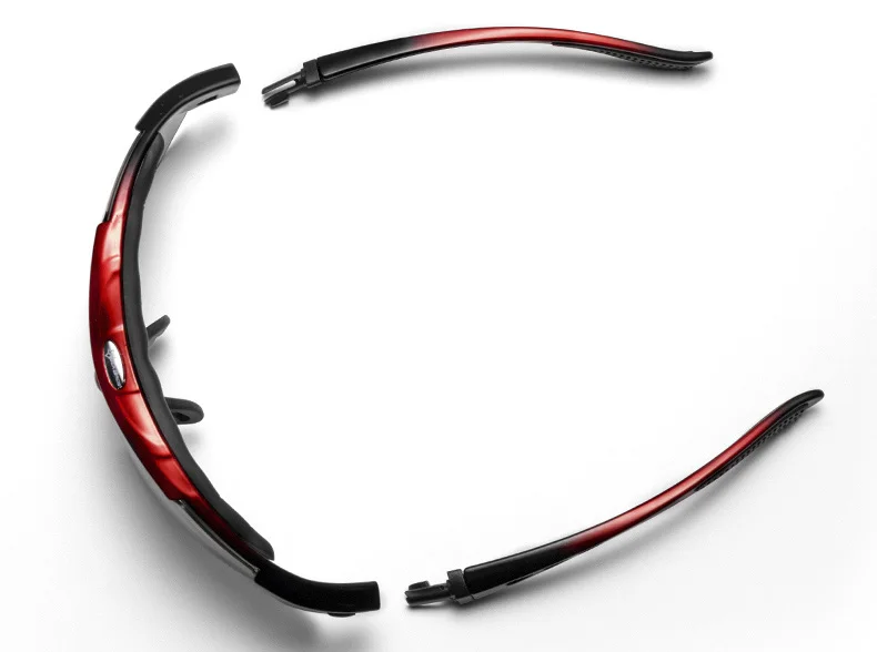 
OEM Outdoor Plastic Sports Sunglasses Eyewear Cycling Sunglasses Men Gafas de Sol 5 Lens Set 