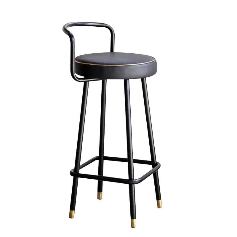 Nordic bar chair modern minimalist home backrest swivel bar chair light luxury high stool high chair