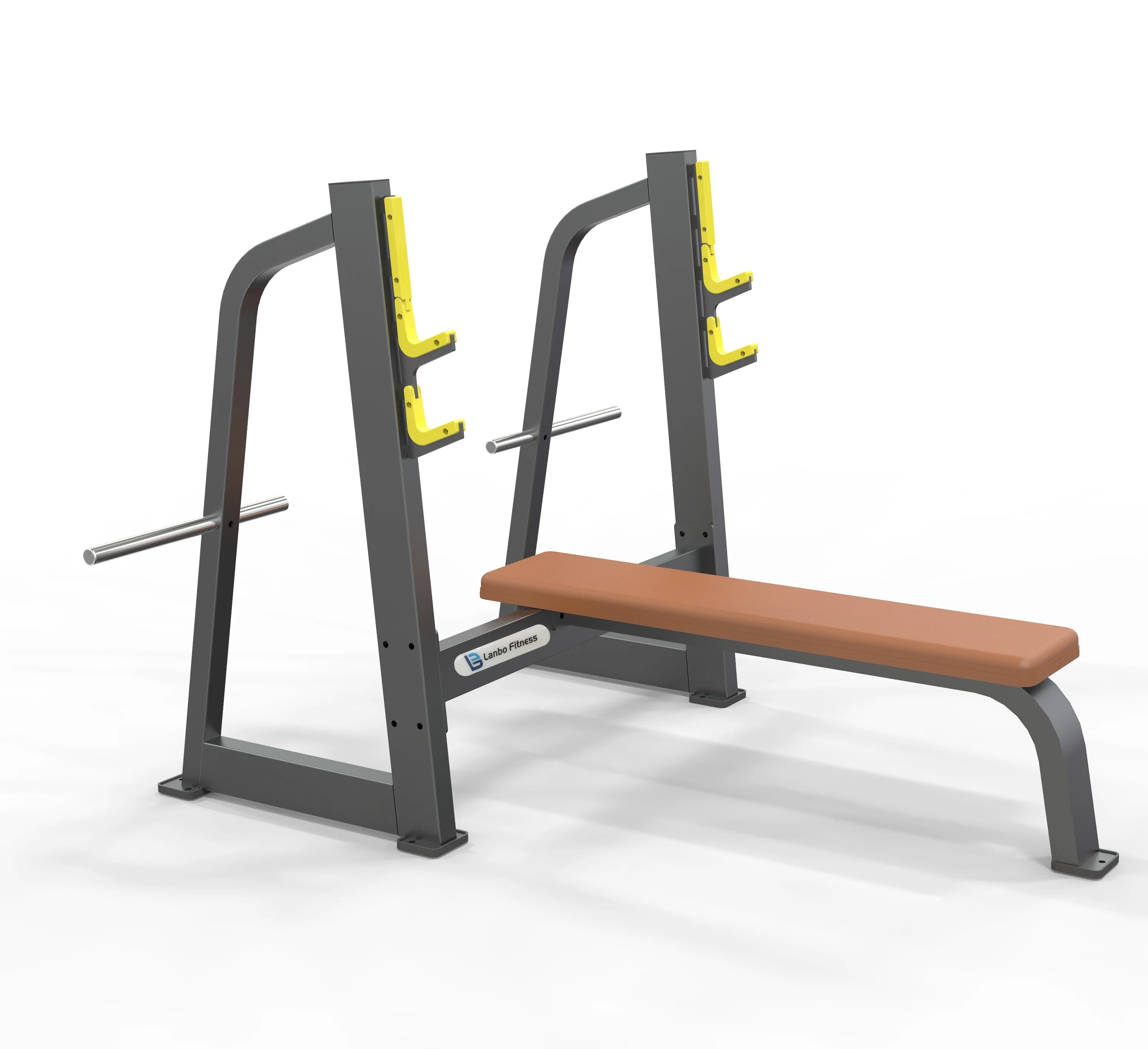 New Free Weight Bench Vertical Knees Up Dip Lanbo FITNESS Oval Tube Dip Station