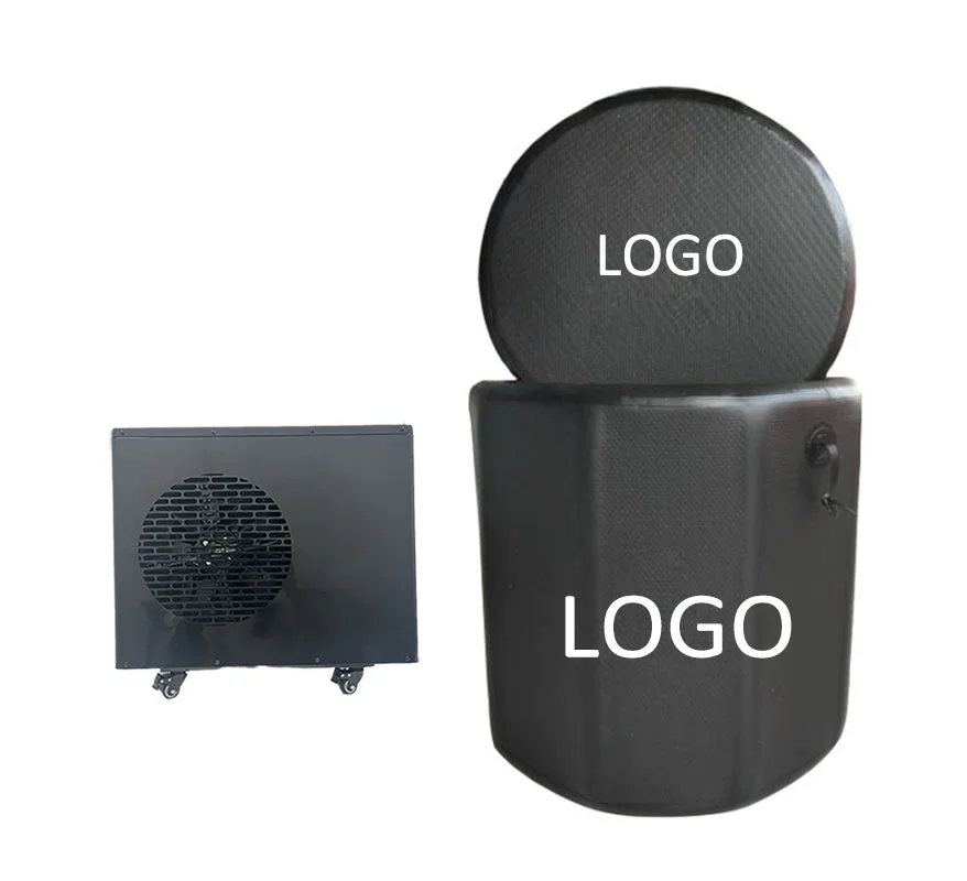 Охладитель для ледяной ванны спортсменов переносная холодная ванночка наружная ледяная бочка с надувной крышкой