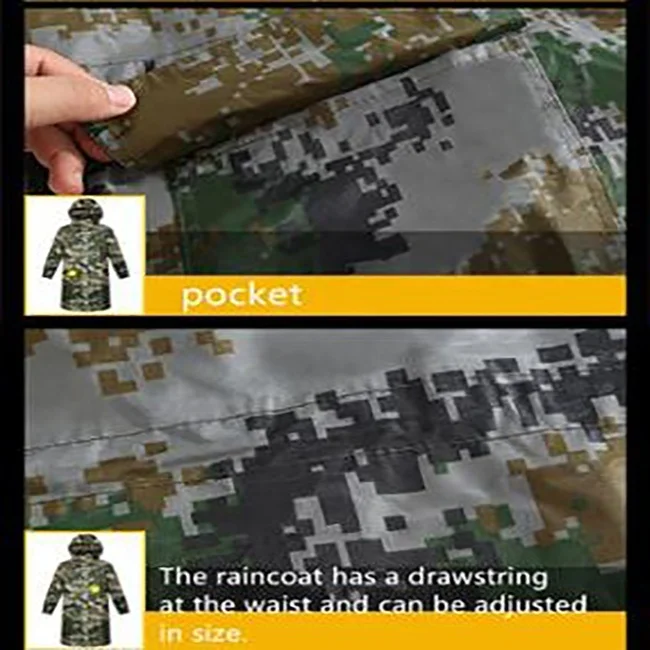 YS Camouflage  Reflective suit road traffic safety fluorescent Rain flame resistant safety wind coat
