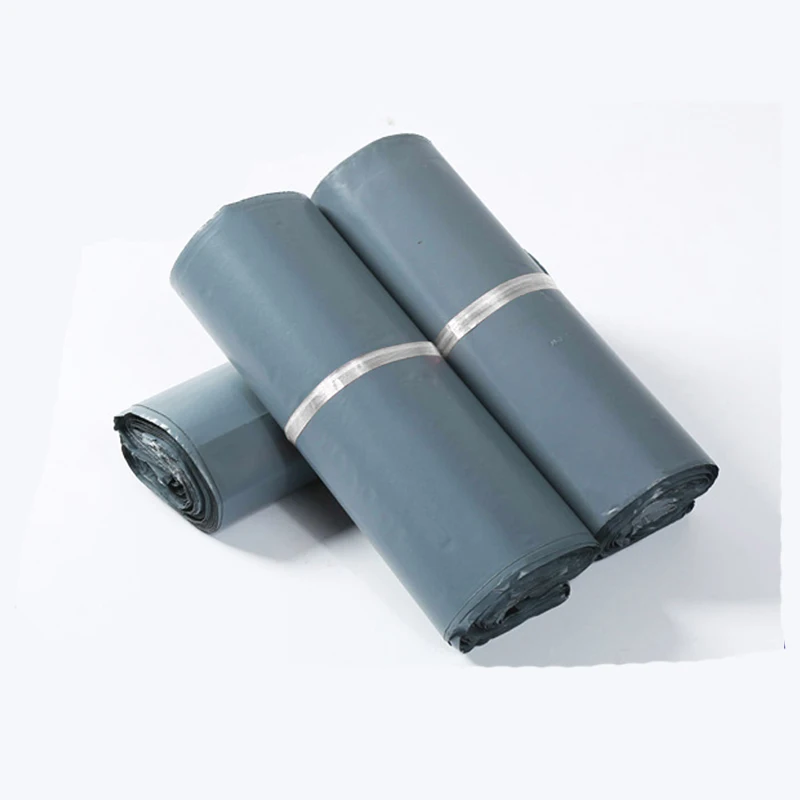
High Quatity Gray Plastic Mailing Bags Wholesale Custom Logo Express Courier Bags 