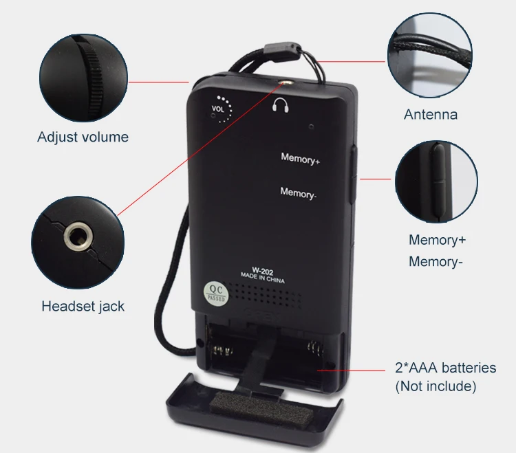 Mini FM 87.5-108MHz AM 522-1620KHz 2 Bands Radio AA Batteries Pocket Internet OEM Order Service