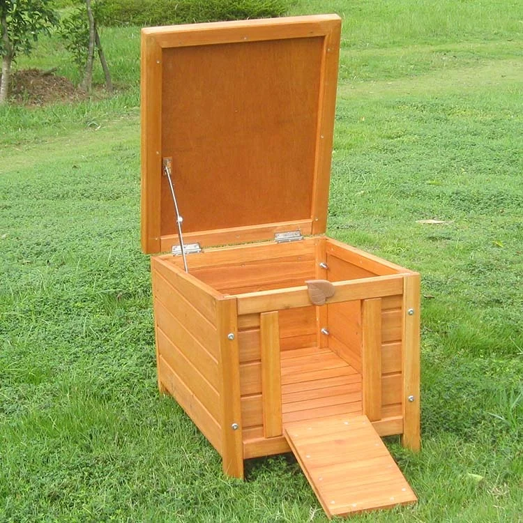 Cheap box shape rabbit hutch wooden rabbit cages bunny house