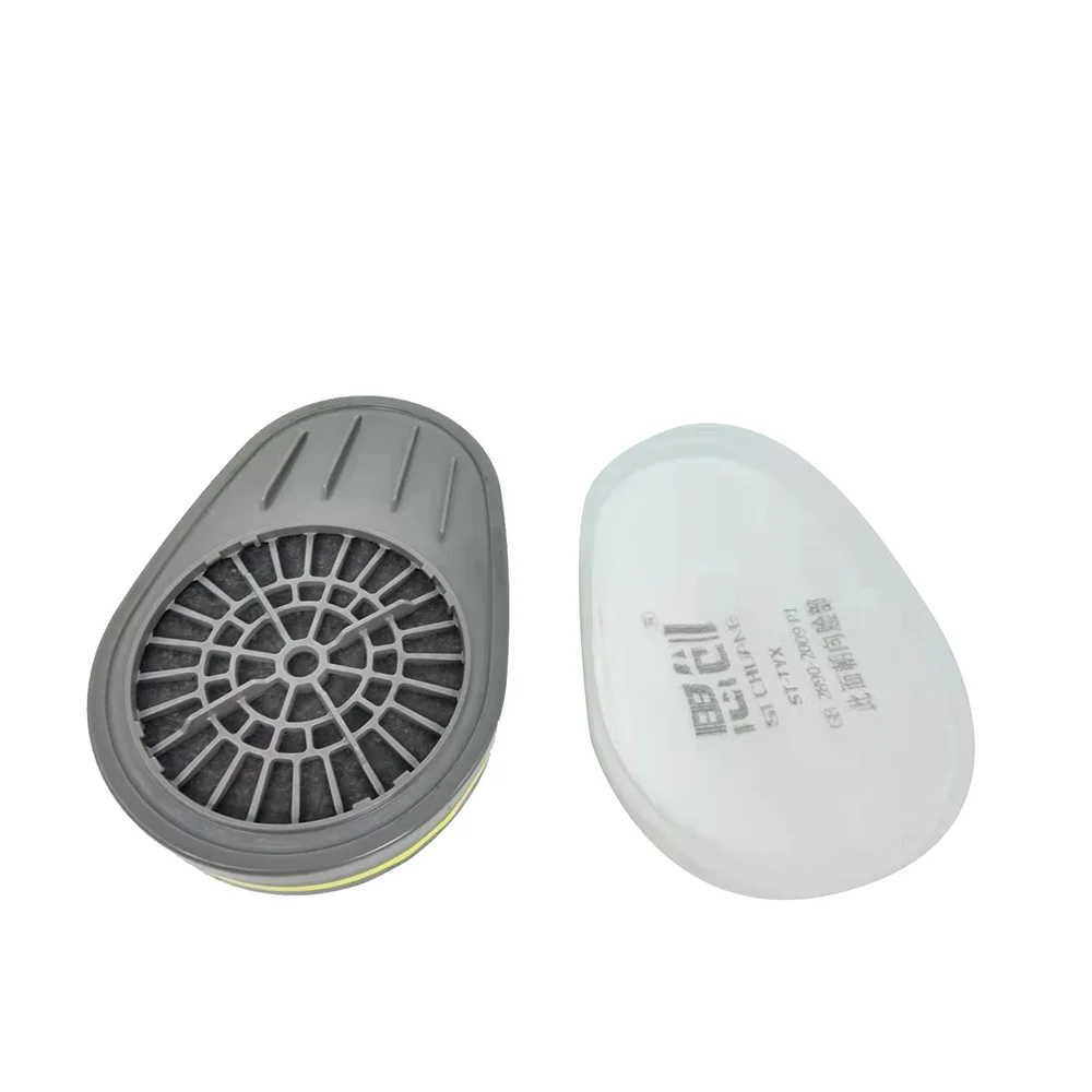 Воздушные фильтры с активным углем ABEK1 P1 картридж против респиратора ядерным излучением маска фильтром