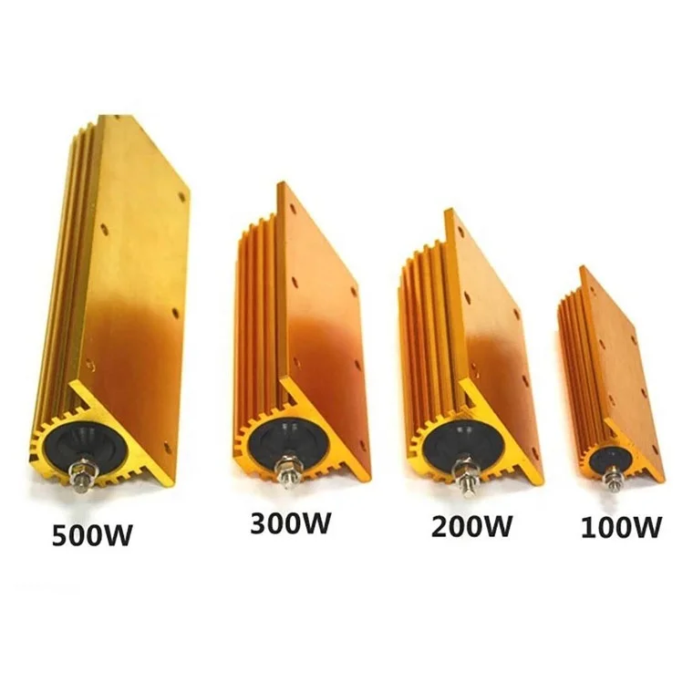 RX24-800W 1R-2K high-power gold aluminum housing resistor wound load decoding resistor