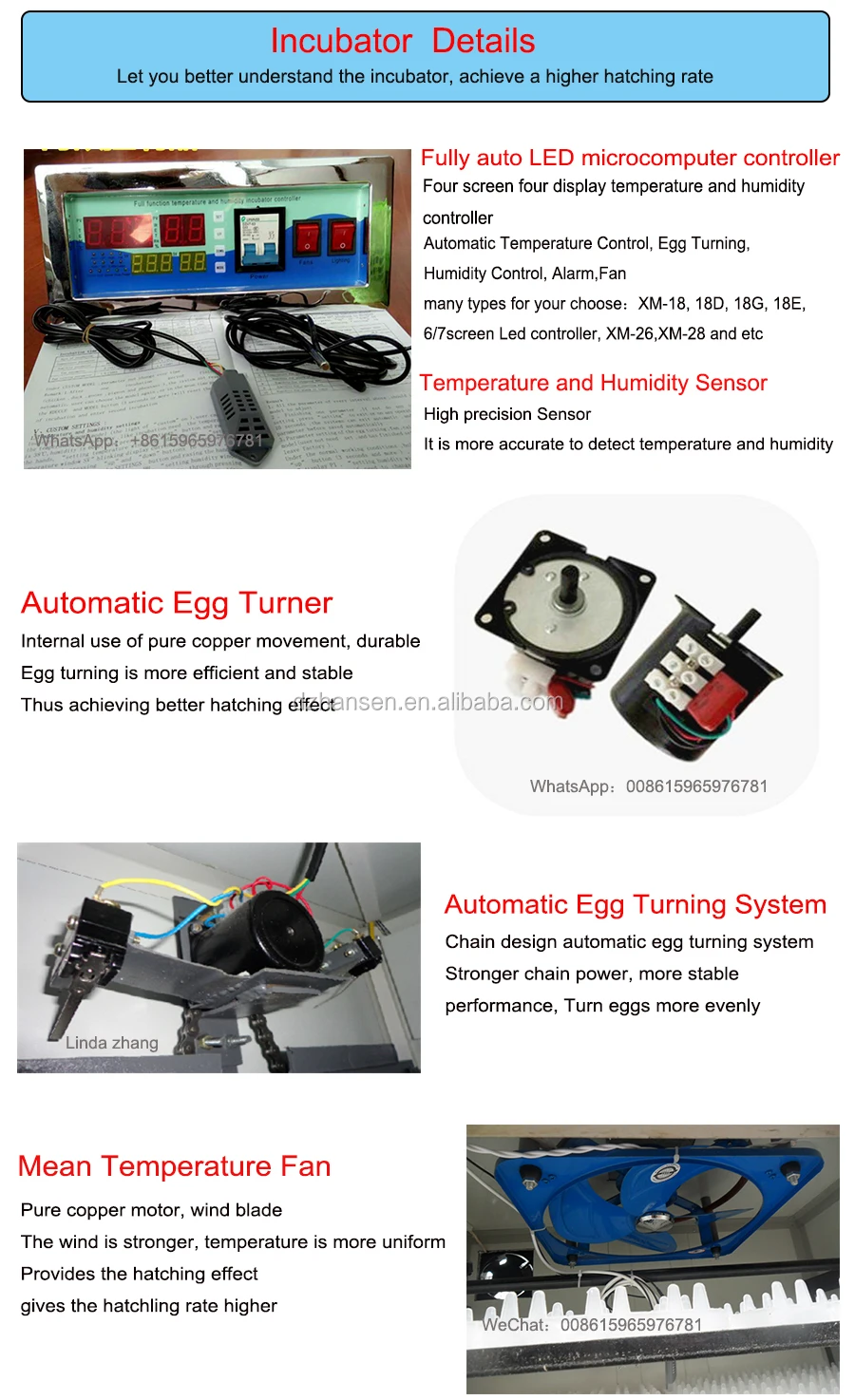high quality automatic 200 egg incubator egg+incubators with CE