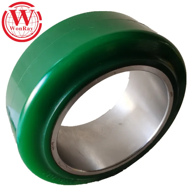 mitsubishi parts 452119100 10 inch 10x4x6.5 solid press on pu wheels caster heavy duty