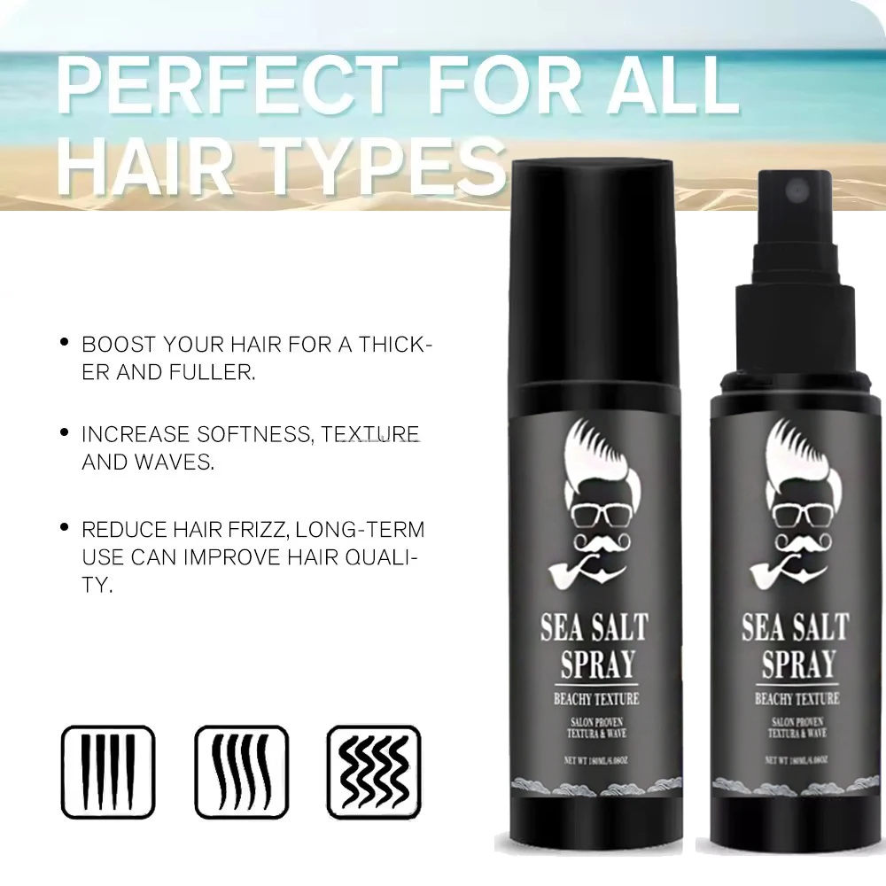 UUFINE Factory private label men curls fluffy volumizing hair sea salt texturizing volume spray for hair