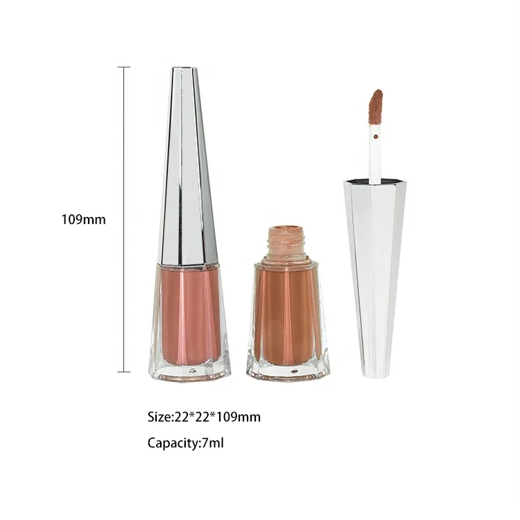 Оптовая продажа, роскошный водостойкий глянцевый матовый блеск для губ Akiaco на заказ