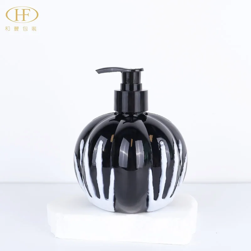 Plastic Bottle Factory Packaging Customized skull Hand Cartoon Manual Pressure Pump Liquid Soap Dispenser for house