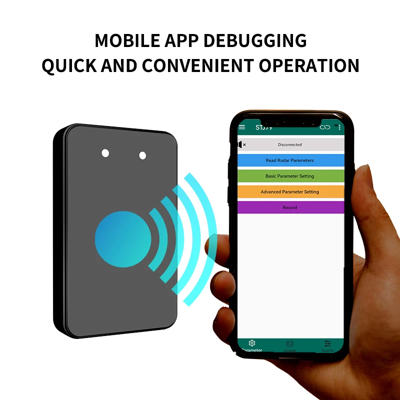 79GHZ  Vehicle detector for  barrier gate  infrared  Radar sensor