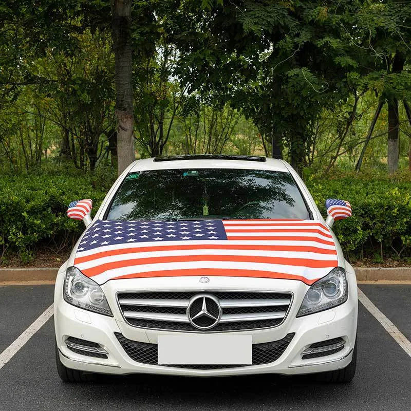 American flag digital printing polyester 30*45cm car flagpole truck flag personalized car flag