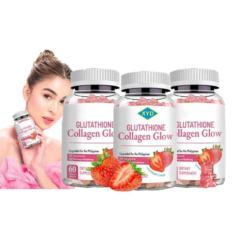 OEM Private Label Glutathione Brightening Gummies Glutathione Collagen Supplements Collagen L-glutathione Gummies
