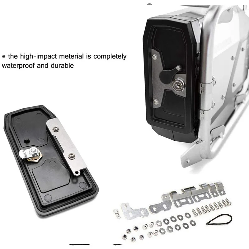 Motorcycle Luggage Stainless Alloy Side Tail Box Carrier Box Back Box For BMW R1200GS R1250GS ADV 2004-2019