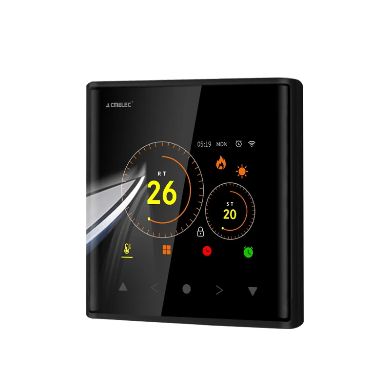 Black Tuya Smart Floor Heating Wifi Thermostat For Water Room Temperature Remote Controller for Google Home\Aleax\DuerOS