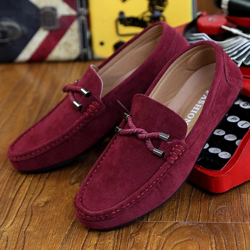 New Style Hot Sale Wholesale Cheap Comfortable slip on Shoes Fashion Breathable Men Dress Office Walking Casual Suede Loafers
