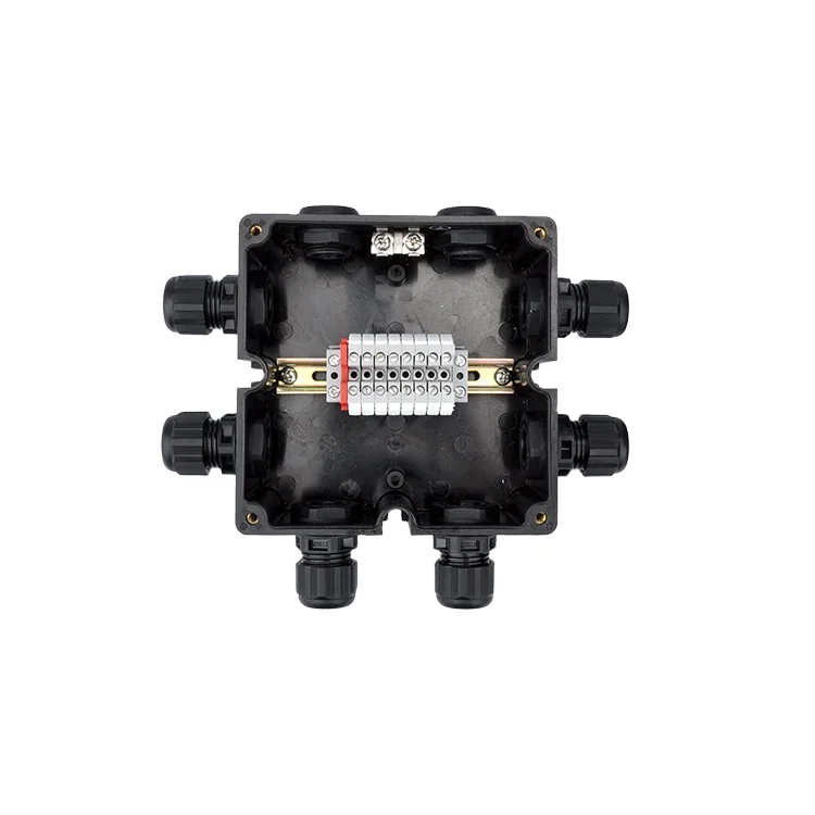 IECEX and ATEX Certified 8 Ways Industrial Full Plastic Explosion-proof Ex e Motor Terminal Junction Box