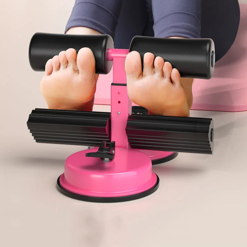 High Quality Portable Double Suction Cup Sit-up Bar Abdominal Core Trainer Adjustable Sit Up Assistant
