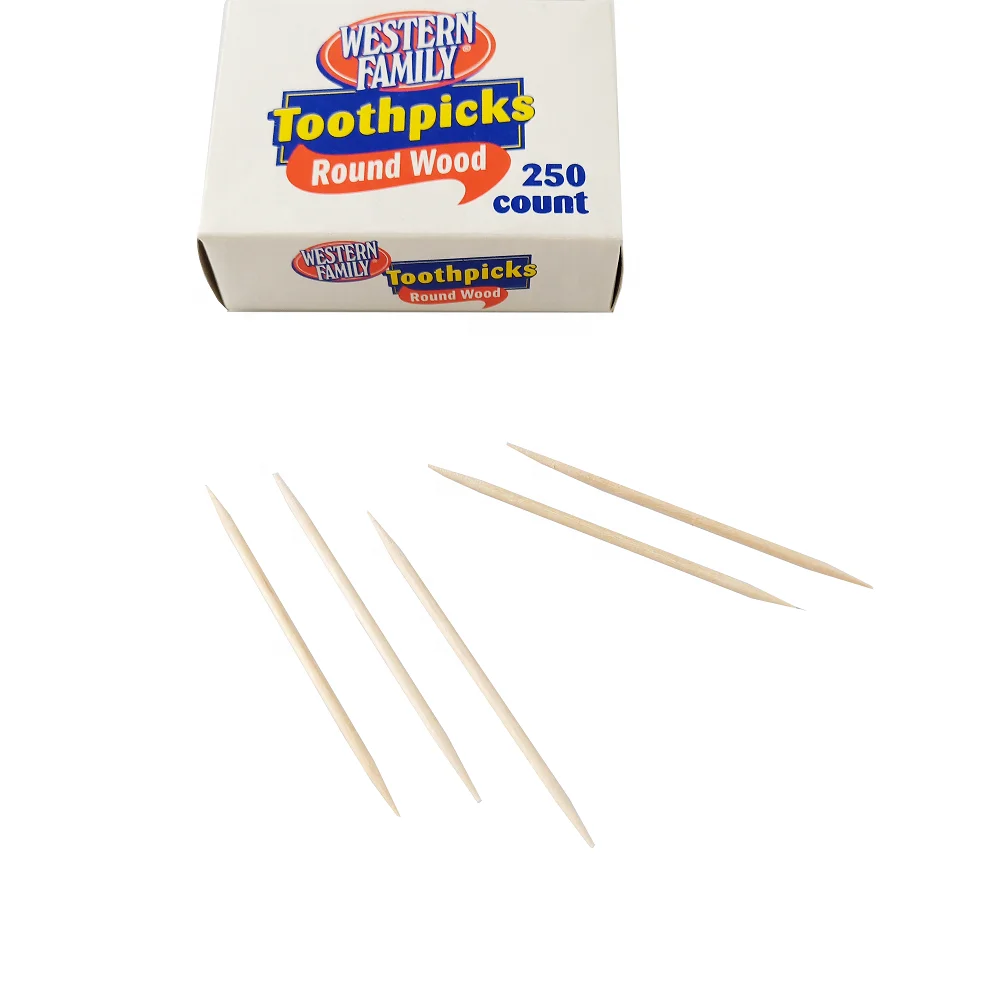 Packed Wood Wooden Pack Wholesale Tooth Pick Toothpick For Food