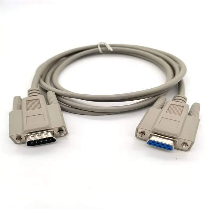 
DB9 Male to female direct connection nine data serial cable for nine holes M-F Serial cable for nine holes RS232 cable 