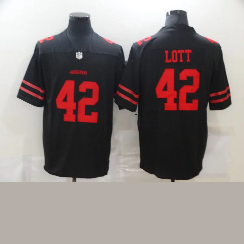 #44 Juszczyk # Lott  2021 wholesale high quality embroidery football jersey