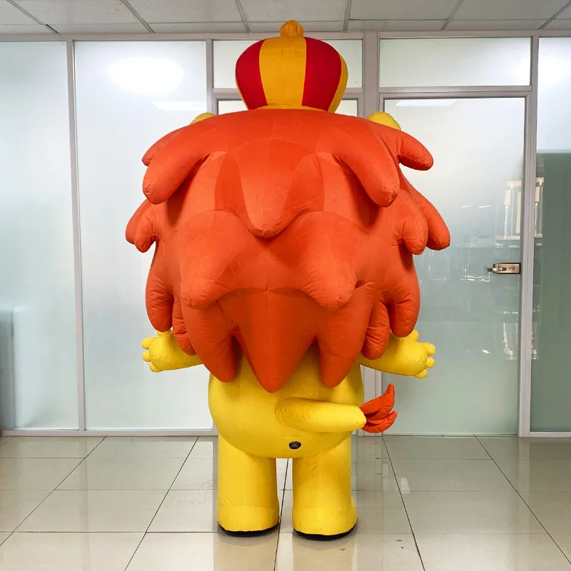 Aero Advertising Custom Inflatable Mascot Inflatable Walking Costume Cute Inflatable Lion Costume