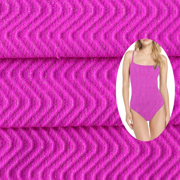 Wholesale Recycled   225 g  130 cm  Width  Nylon 78%  Silk 7% Spandex 15%  Swim Wear  Gold Silk  Fabric