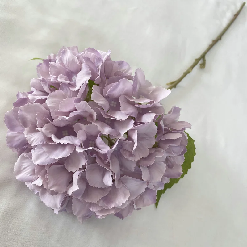 Purple Series Wedding Decoration Hydrangea Artificial Flowers Bouquets Lilac Peony Rose Flowers Wholesale Faux Flowers