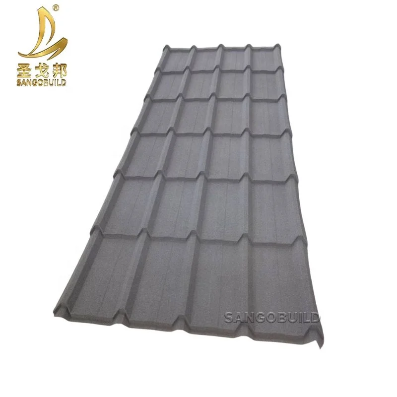 6m Larger Size New Zealand Corrugated Galvanized Lightweight Roofing Steel Sheets Stone Coated Metal Roof Spanish