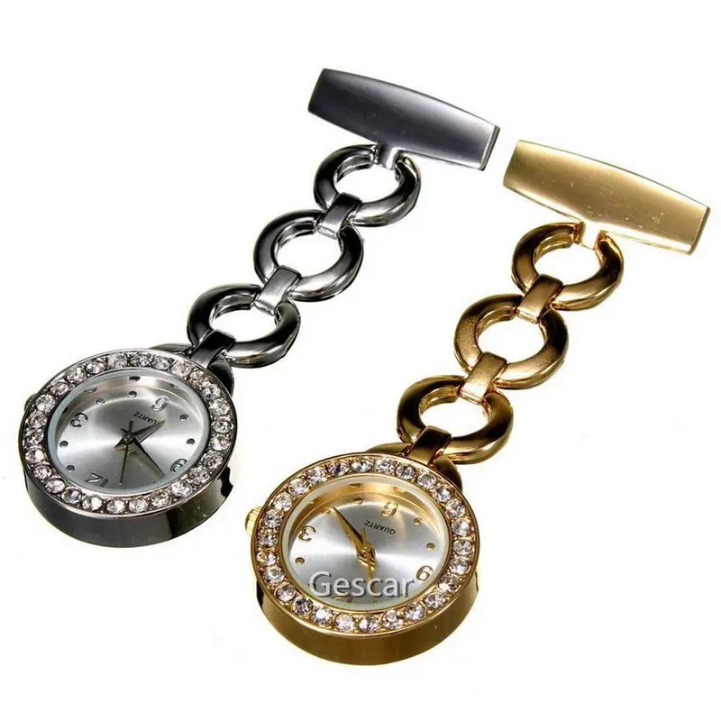 
New arrival Shining Dionmand Alloy Paramedic Equipment Nurse Watch Birthday Gift Nurse Watch Quartz Movement 
