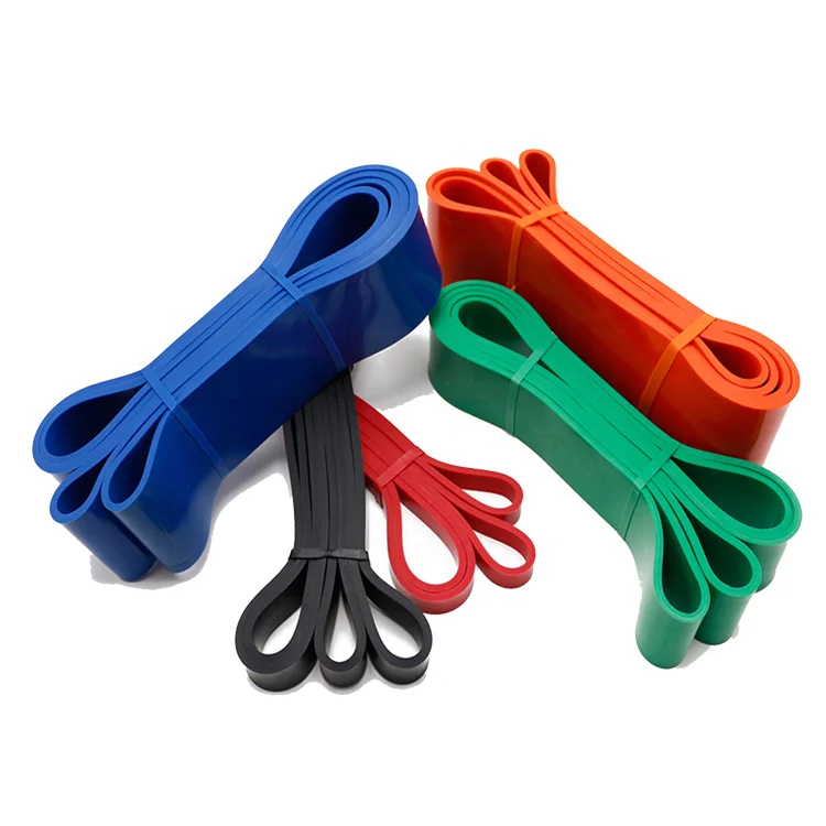 Sports and fitness various colors and sizes yoga exercise elastic rope resistance band