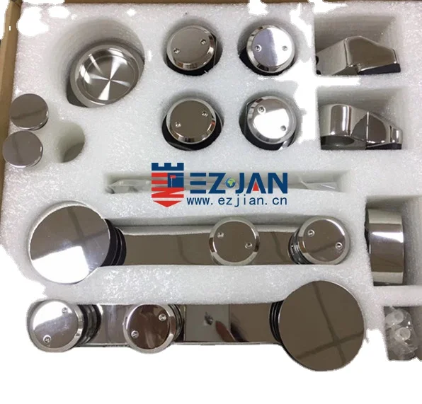 Sanitary Hardware Made in Stainless Steel Sliding Door Wheels Slidng Door Laser Logo 100 Sets 2 Years EJS-001 OEM ODM Casting
