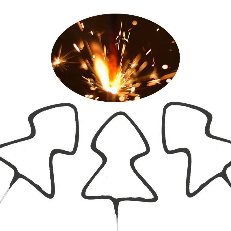 10 20 36cm 70 long sparklers shaped wedding electric sparklers