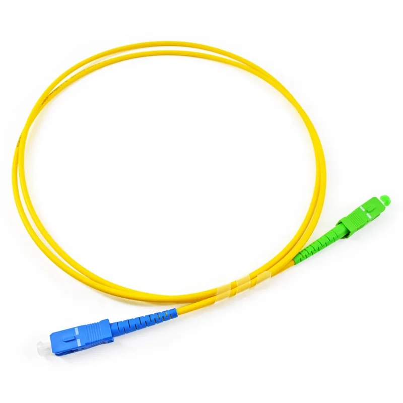 outdoor sm mm 9/125 simplex duplex 3.0mm 5.0mm ftth patch cord drop cable with SC APC connector fibra optica patch lead